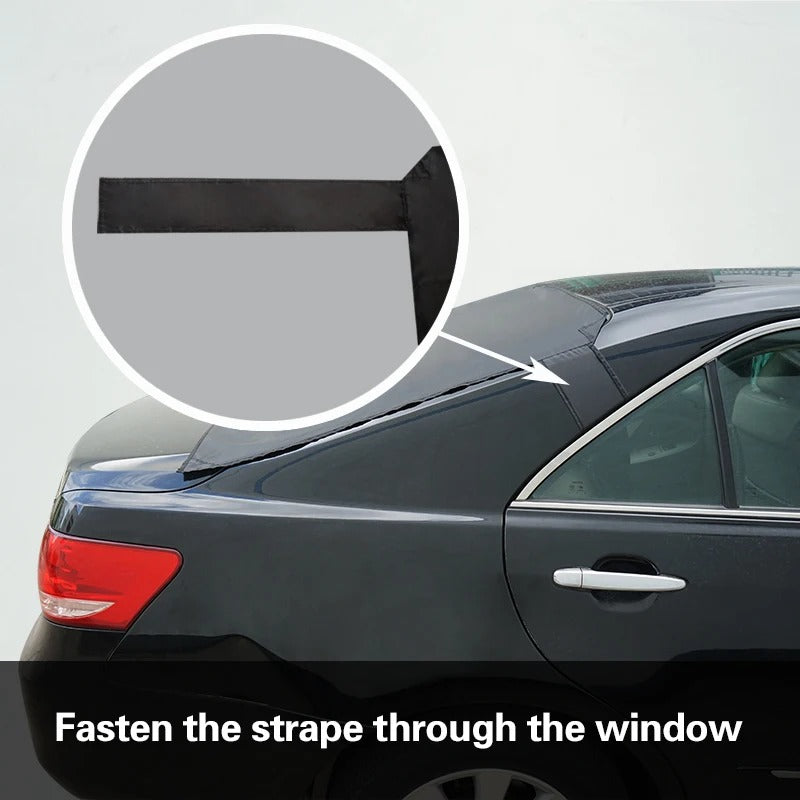 Universal Rear Window Cover – All-Season Snow, Frost & Sun Protection - Delicate Leather