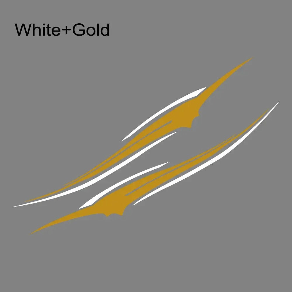 130 × 14cm Truck Side Decal – PVC Vinyl Door & Side Skirt Graphic Sticker - Delicate Leather