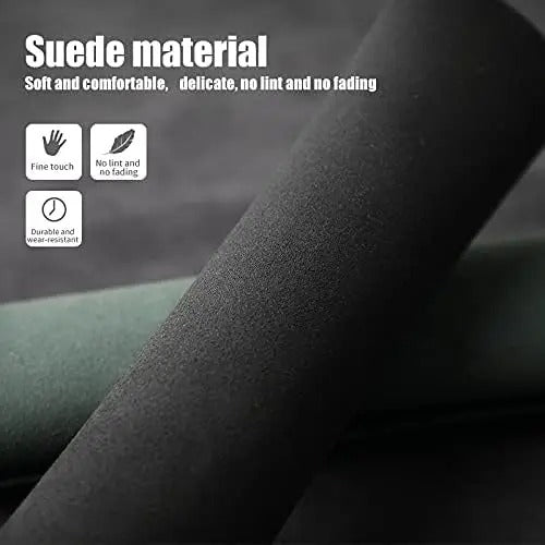 Universal Suede Seat Belt Shoulder Pad – Soft Leather Strap Protector for Car, Truck, and Travel Use - Delicate Leather  