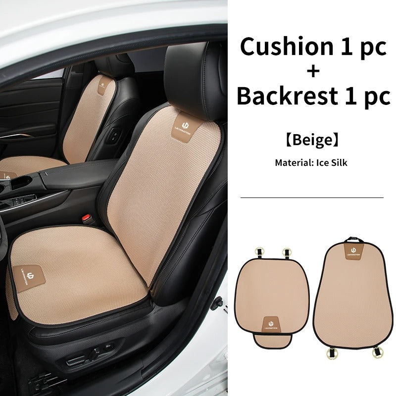Breathable Ice Silk Car Seat Cushion – Non-Slip Universal Seat Pad