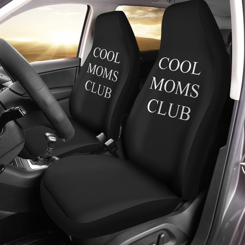 Cool Moms Club Car Seat Covers, Custom For Your Cars, Car Bucket Seat Protection Airbag Compatible 2 PCS, Car Accessories, Mother’s Day gift, Gifts For Mom