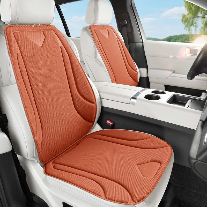 Universal Seaweed Fiber Car Seat Cover – Breathable Non-Slip Luxury Seat Protector - Delicate Leather