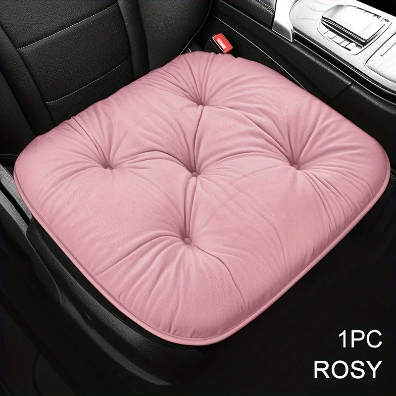 Breathable Polyester Car Seat Cover – Universal All-Inclusive Front Seat Cushion - Delicate Leather