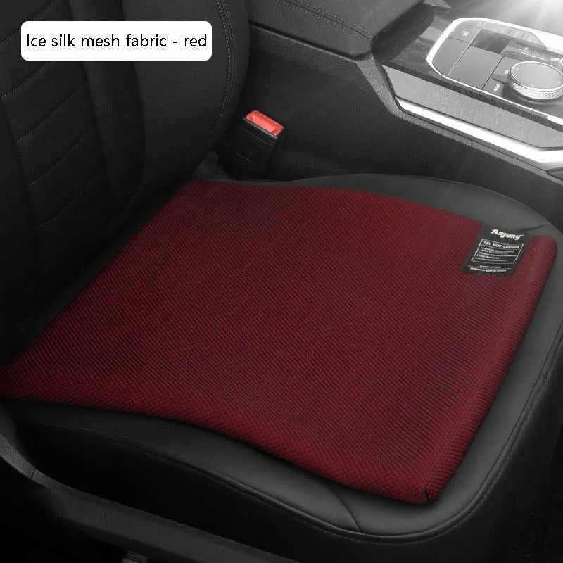 Summer Ice Silk Car Seat Cushion – Breathable Honeycomb Cooling Seat Pad - Delicate Leather  