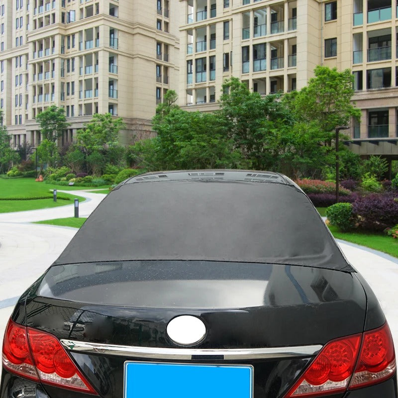 Universal Rear Window Cover – All-Season Snow, Frost & Sun Protection - Delicate Leather