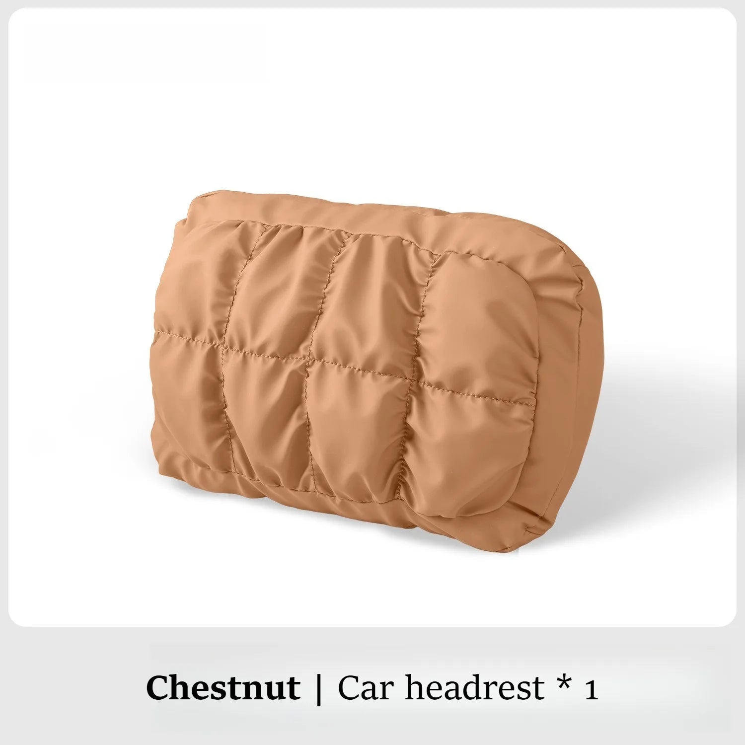Car Neck Pillow and Lumbar Support Set – Soft Leather Seat Headrest and Back Cushion, Universal Fit - Delicate Leather  