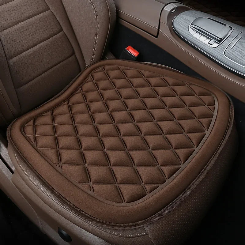 Memory Foam Car Seat Cushion – Comfortable Non-Slip Pad for Car, Office, and Home - Delicate Leather  
