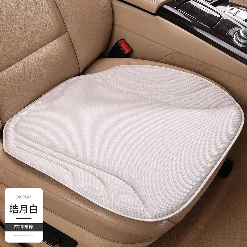 Breathable Car Seat Cushion – Universal Non-Slip Summer Front Seat Cover - Delicate Leather