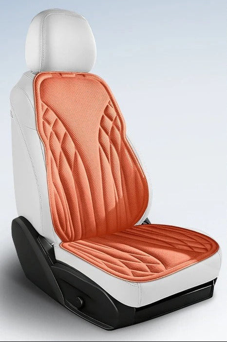 Breathable Latex Car Seat Cushion – Universal Non-Slip Cooling Seat Cover - Delicate Leather