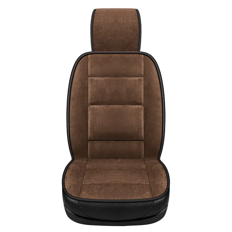 Plush Car Seat Cushion – Warm Non-Slip Winter Seat Pad for Universal Front Seats