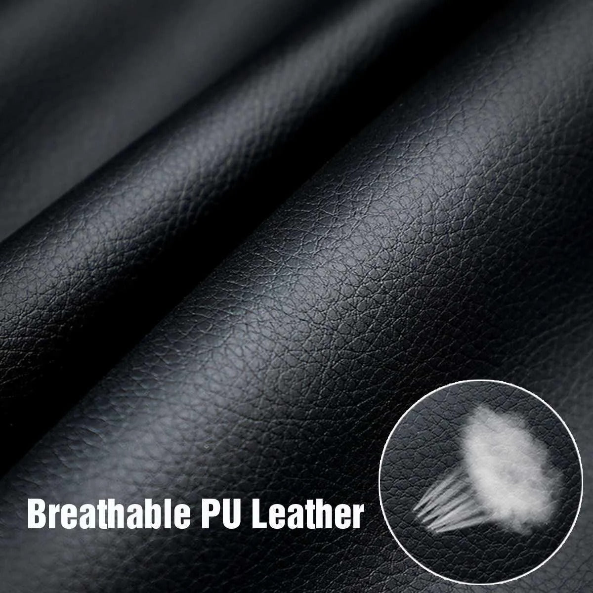 11-Piece PU Leather Car Seat Cover Set – Universal Fit for 5-Seater Cars, SUVs, and Trucks, Waterproof Design