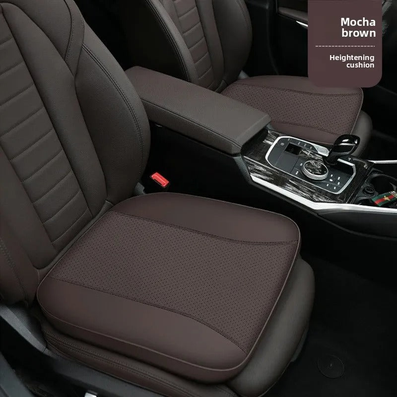 Universal Memory Foam Car Seat Cushion – Breathable U-Shaped Anti-Slip Seat Cover - Delicate Leather