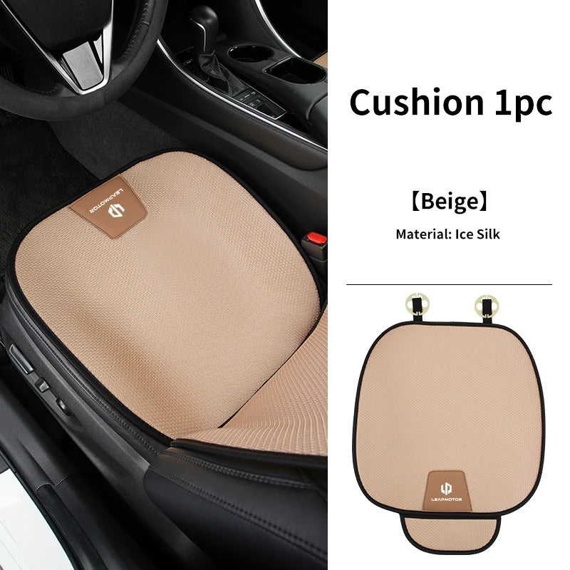 Breathable Ice Silk Car Seat Cushion – Non-Slip Universal Seat Pad