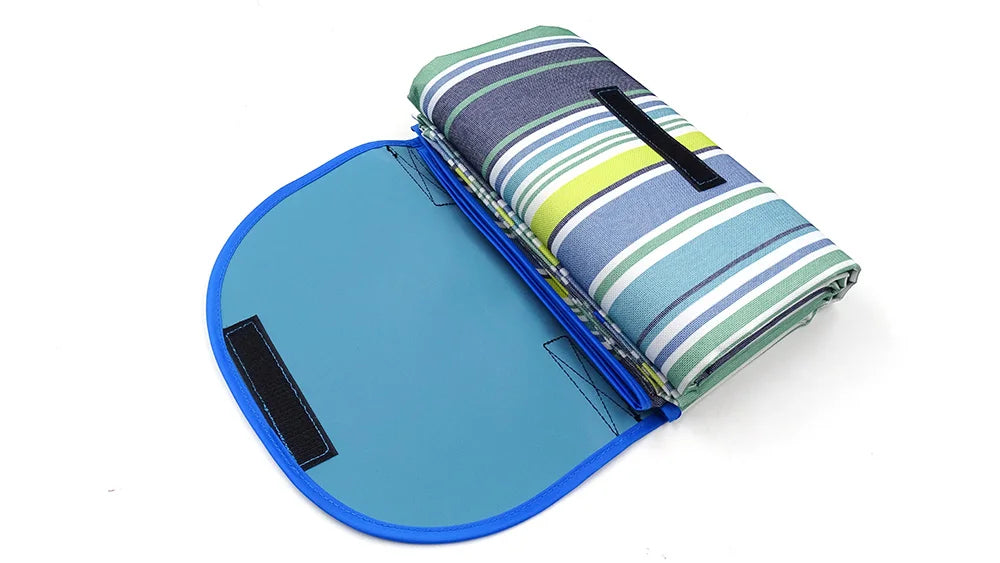Outdoor Portable Picnic Blanket Waterproof Beach Cushion Mat for Baby Sleeping, Moistureproof Plaid Multiplayer Camping Mat