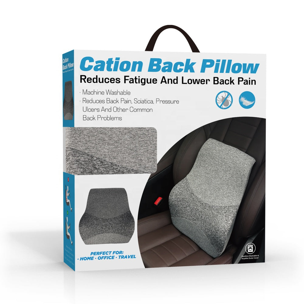 Professional Softness Car Back Pillow Neck Seat Waist Cushion Pad Lumbar Rest Pillow