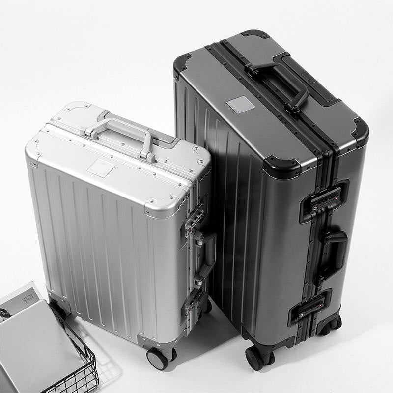 2024 Full Aluminum Carry-On Travel Hand Luggage Trolley Suitcases