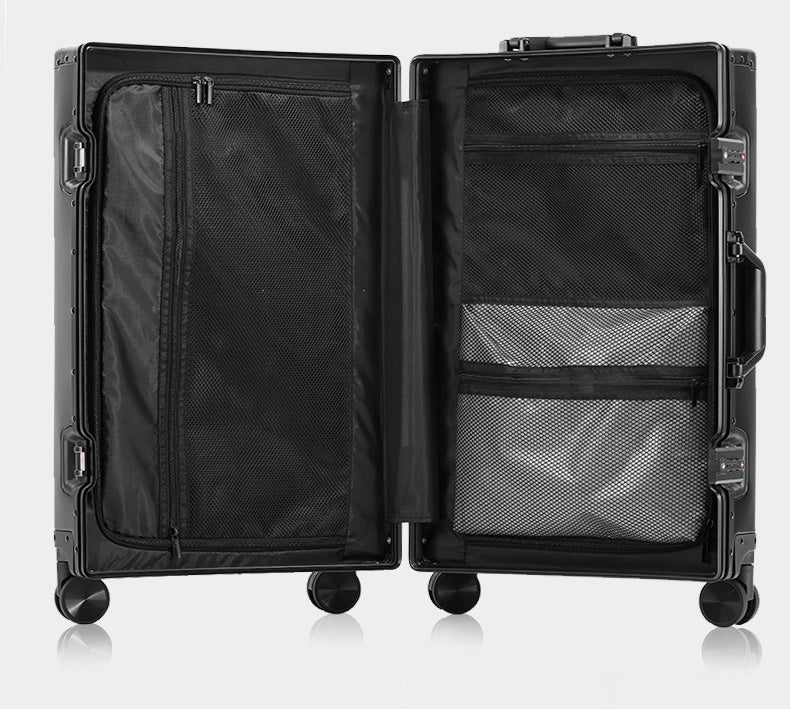 2024 Full Aluminum Carry-On Travel Hand Luggage Trolley Suitcases