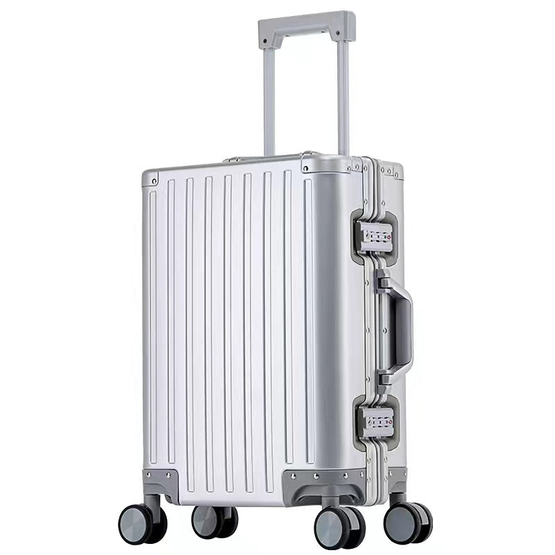 2024 Full Aluminum Carry-On Travel Hand Luggage Trolley Suitcases