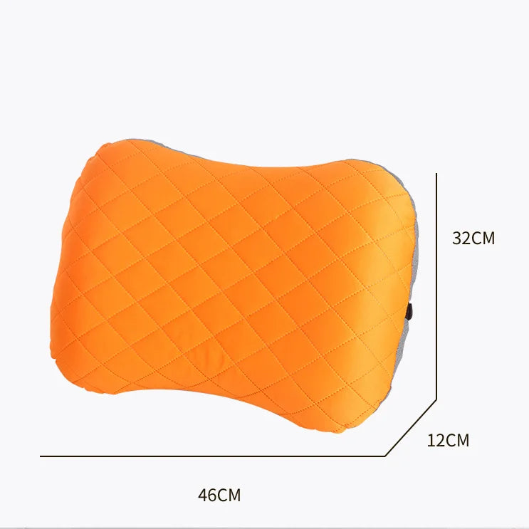 Ultralight Inflatable Neck and Lumbar Support Pillow – Perfect for Camping, Travel, and Sleep