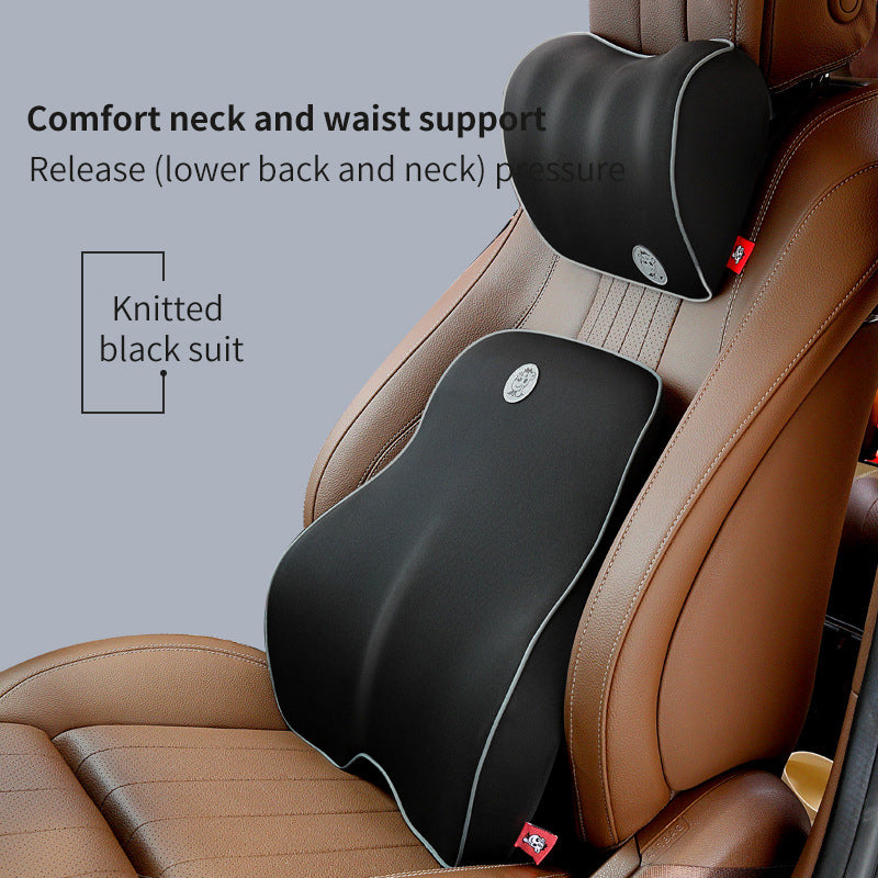 Seat Cushion Car Headrest Orthopedic Chair Ergonomic Pillows Sciatica Office Memory Foam Back Support Lumbar Cushion