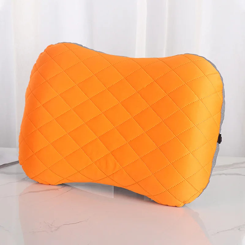 Ultralight Inflatable Neck and Lumbar Support Pillow – Perfect for Camping, Travel, and Sleep