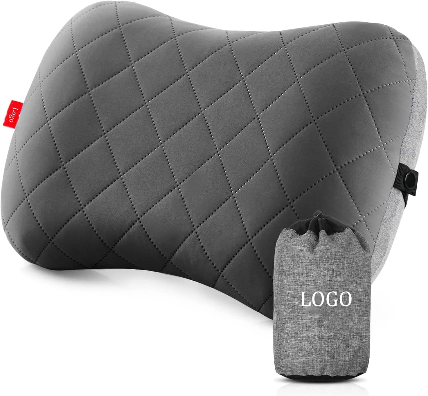 Ultralight Inflatable Neck and Lumbar Support Pillow – Perfect for Camping, Travel, and Sleep