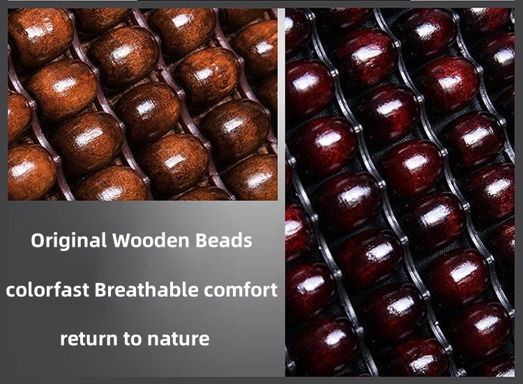 High Quality Universal Front Car Cushion Summer Wood Bead Breathable Cushion Seat Cover - Set Of 2