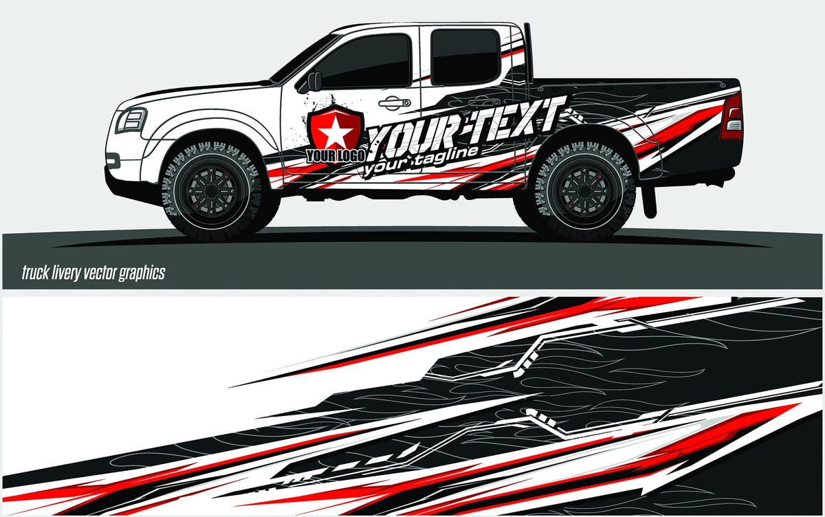 Graffiti Art Car Decal – Glossy PVC Vehicle Body Graphic Vinyl Wrap Sticker - Delicate Leather