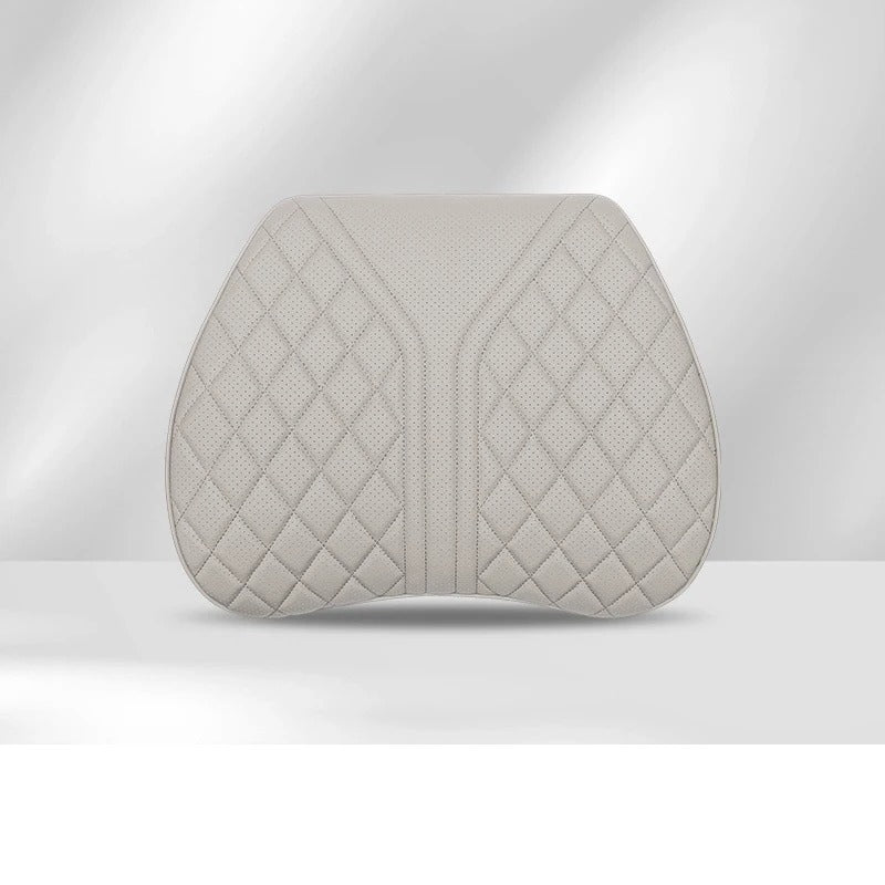 Universal Nappa Leather Car Seat Cushion – Memory Foam Protective Pad for Front Seat - Delicate Leather  