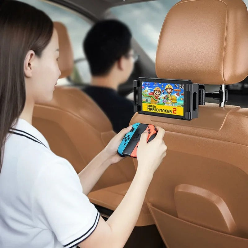 Universal Car Back Seat Headrest Mount - 360° Rotation Phone & Tablet Holder for 12.9" Devices