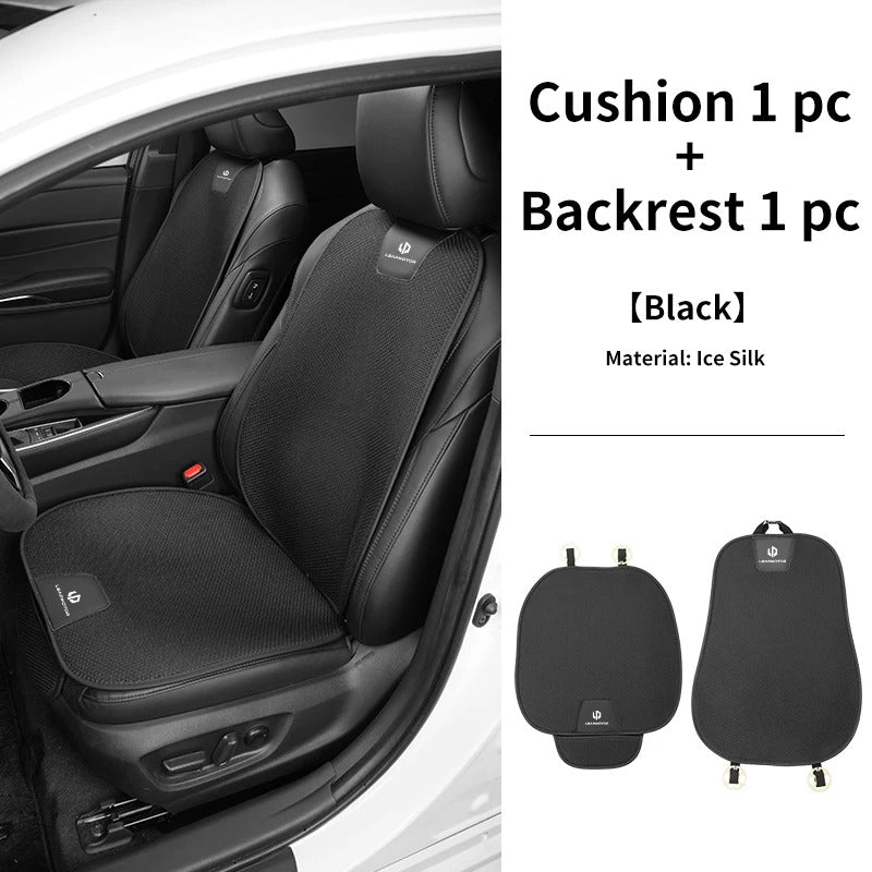 Breathable Ice Silk Car Seat Cushion – Non-Slip Universal Seat Pad
