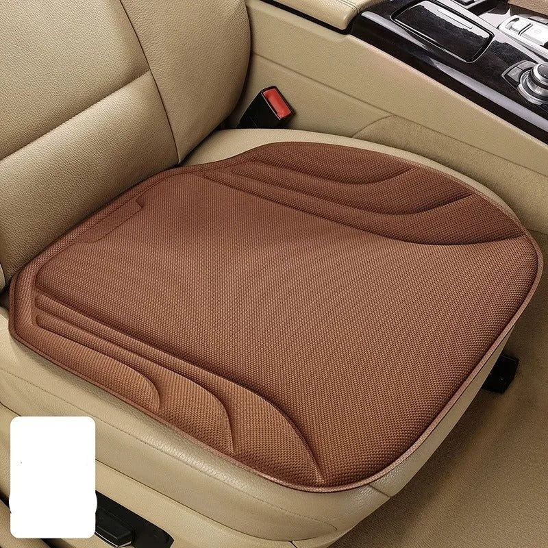 Breathable Car Seat Cushion – Universal Non-Slip Front Seat Cover for Summer - Delicate Leather