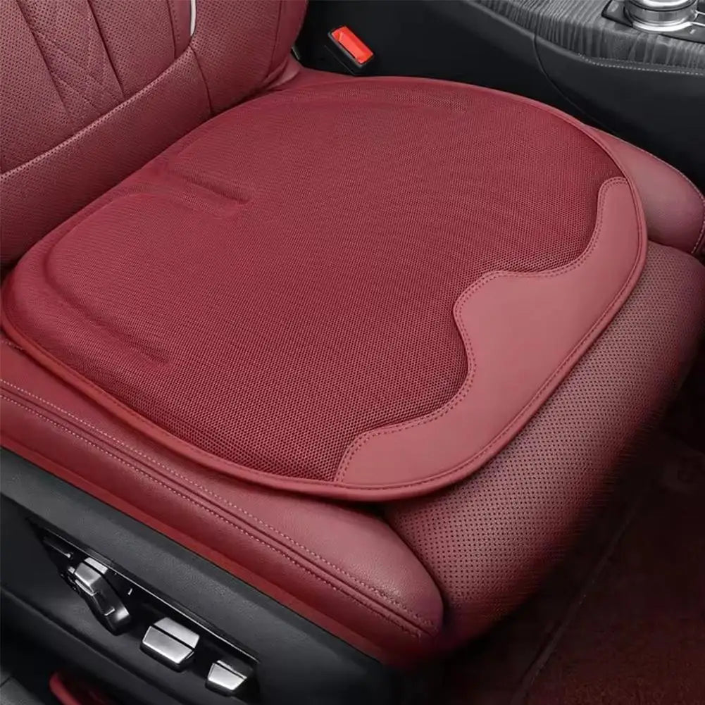 Car Gel Cooling Seat Cushion – 3D Honeycomb Cool & Breathable Ice Silk Cushion for Car, Home & Office Chairs - Delicate Leather  