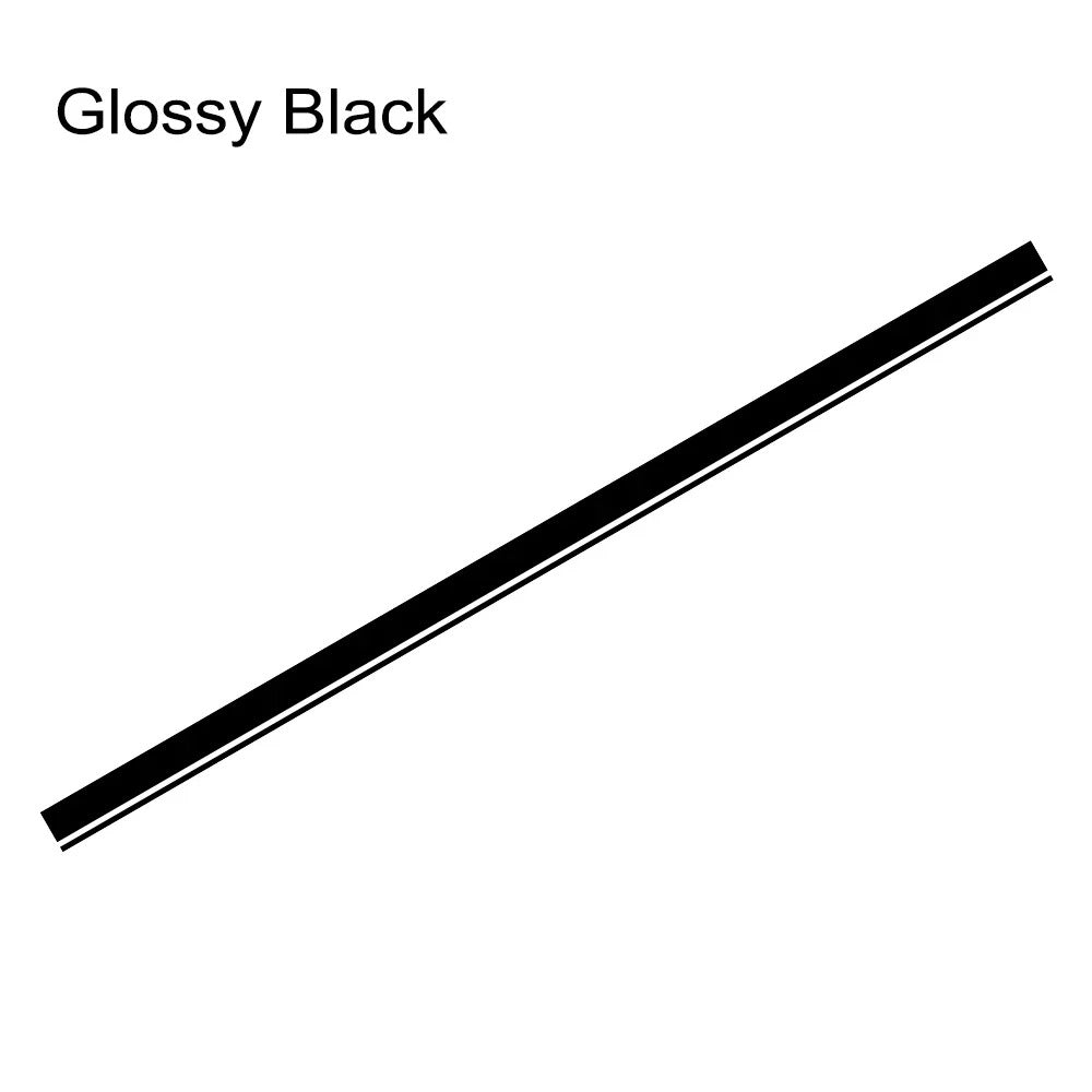 Long Racing Stripe Car Decal – 400 × 16cm PVC Hood Roof & Trunk Vinyl Sticker - Delicate Leather