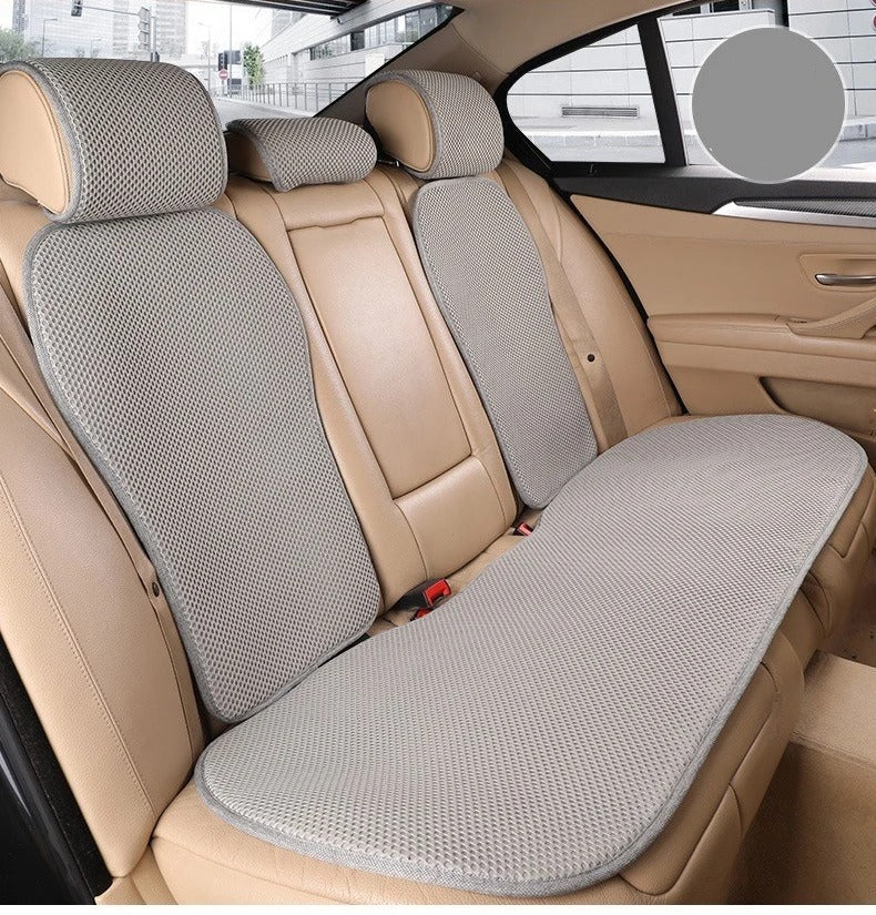 Ice Silk Car Seat Cushion – Universal Breathable Anti-Slip Cooling Seat Cover - Delicate Leather