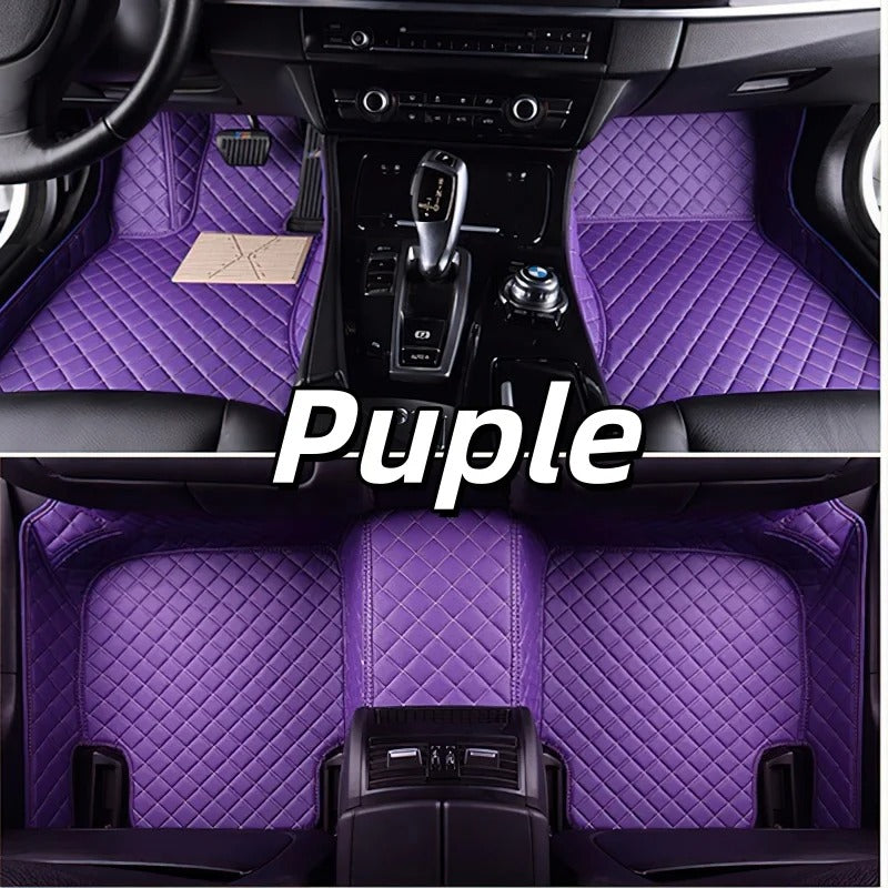 Car Floor Mats Leather Luxury Floor Liner All Weather Protection Carpet