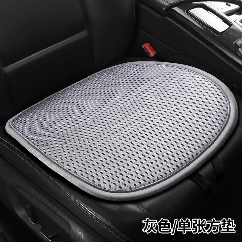 Breathable Memory Foam Car Seat Cushion – Universal All-Season Honeycomb Seat Pad - Delicate Leather  