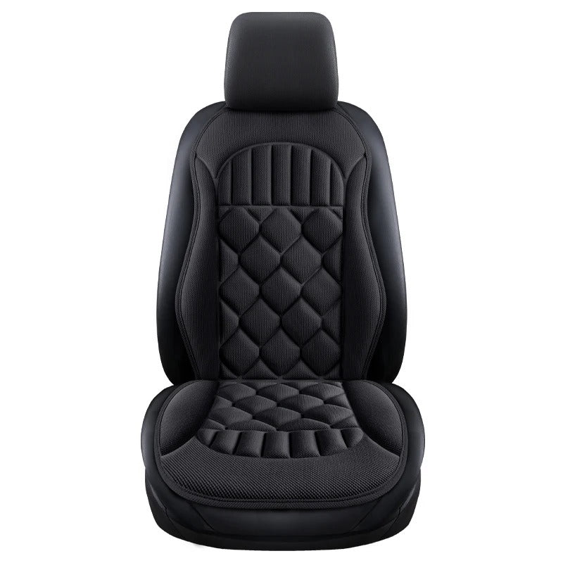 Universal Linen Car Seat Cushion – Four-Season Breathable Anti-Slip Seat Protector - Delicate Leather