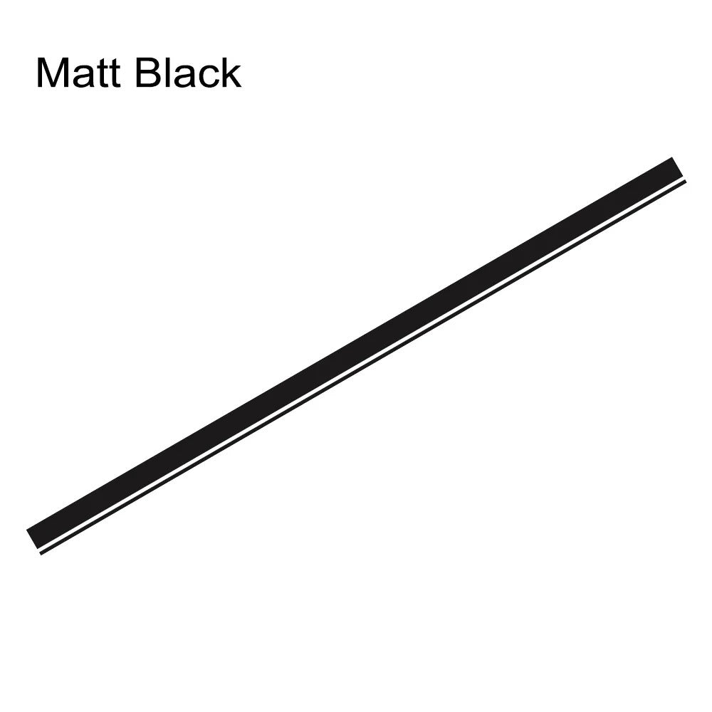 Long Racing Stripe Car Decal – 400 × 16cm PVC Hood Roof & Trunk Vinyl Sticker - Delicate Leather