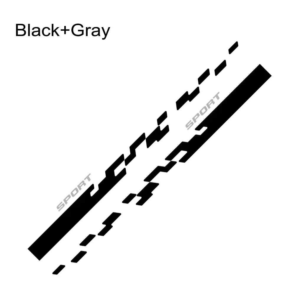 Car Side Stripe Graphics Vinyl Decal Kit – PVC Exterior Body Stickers