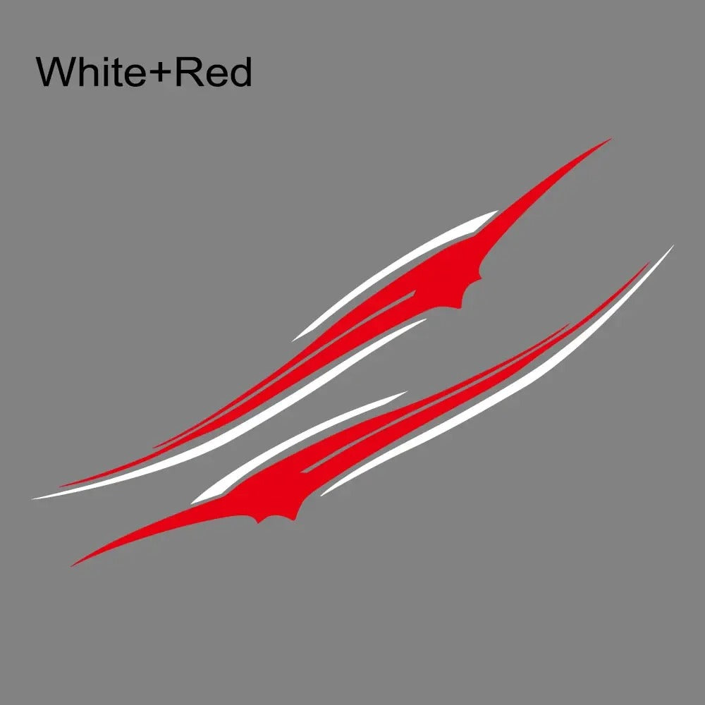 130 × 14cm Truck Side Decal – PVC Vinyl Door & Side Skirt Graphic Sticker - Delicate Leather