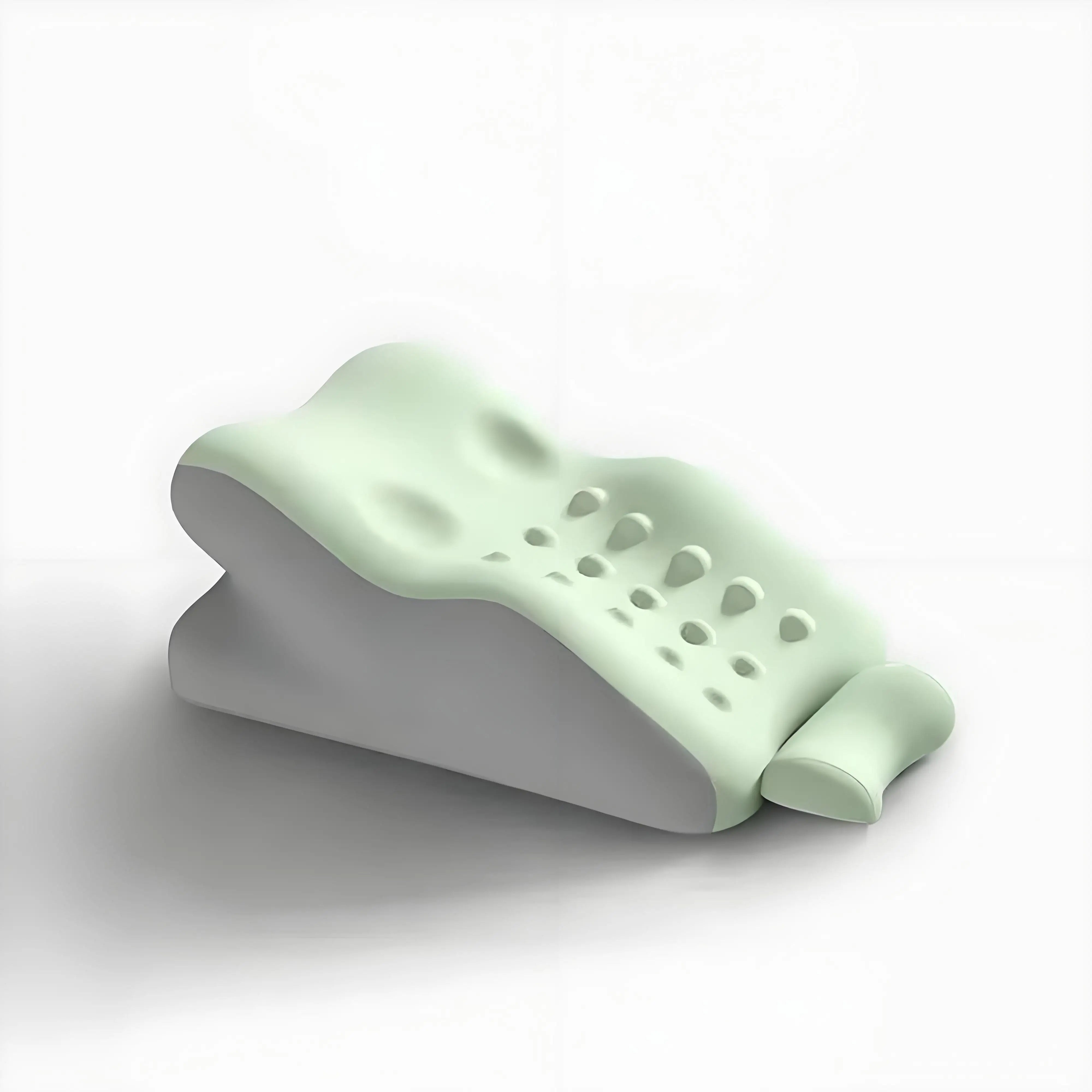 Multifunctional Lie Down Pillow – Memory Foam for Sleep & Reading - Delicate Leather  