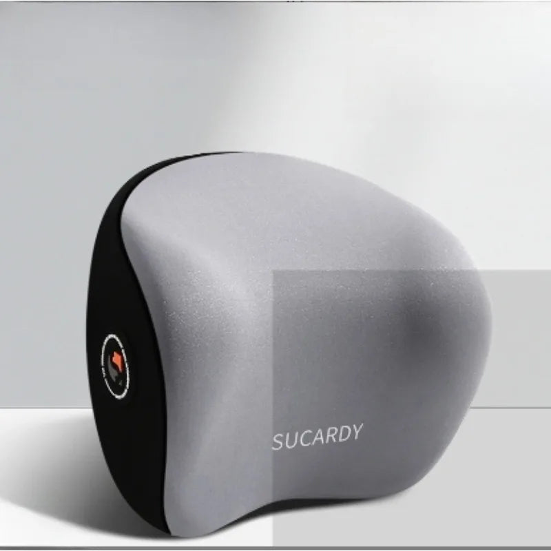 Car Headrest Neck Support Pillow – Memory Foam Seat Cushion, Breathable & Comfortable for In-Car Rest - Delicate Leather  