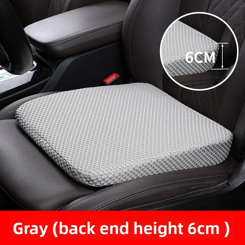 Thickened Memory Foam Car Seat Height Pad – Anti-Slip Cushion for Comfortable Driving - Delicate Leather