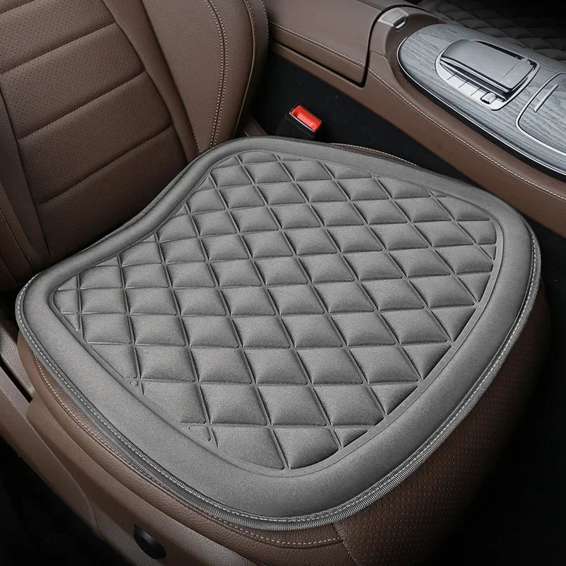 Memory Foam Car Seat Cushion – Comfortable Non-Slip Pad for Car, Office, and Home - Delicate Leather  
