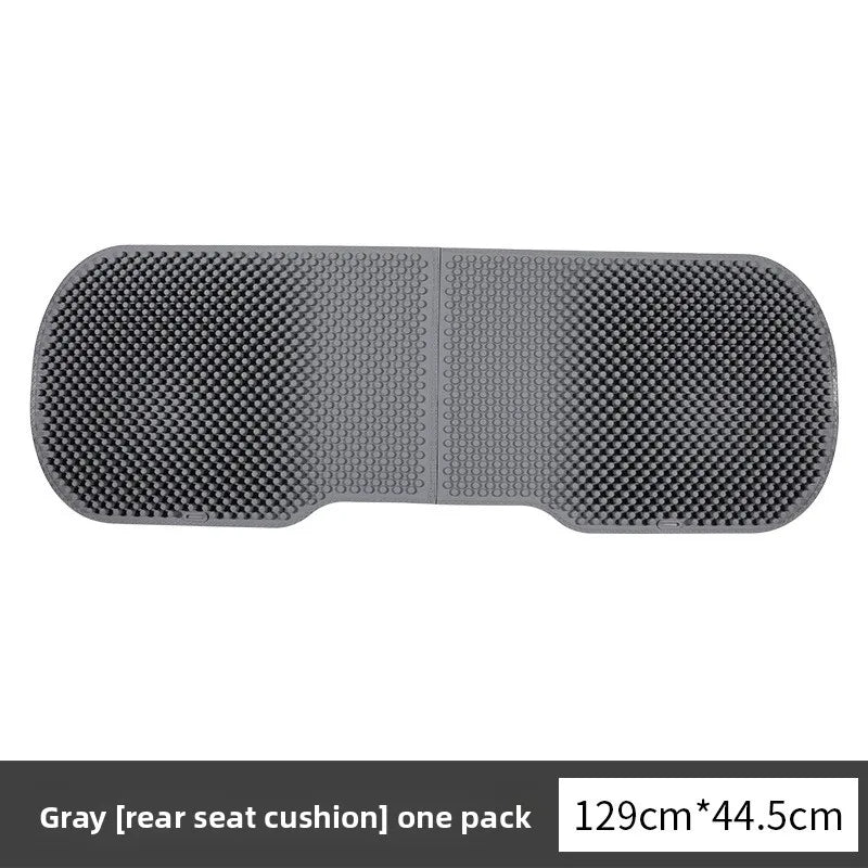Silicone Non-Slip Car Seat Cushion – Comfortable, Breathable, Universal, All-Season Use - Delicate Leather  