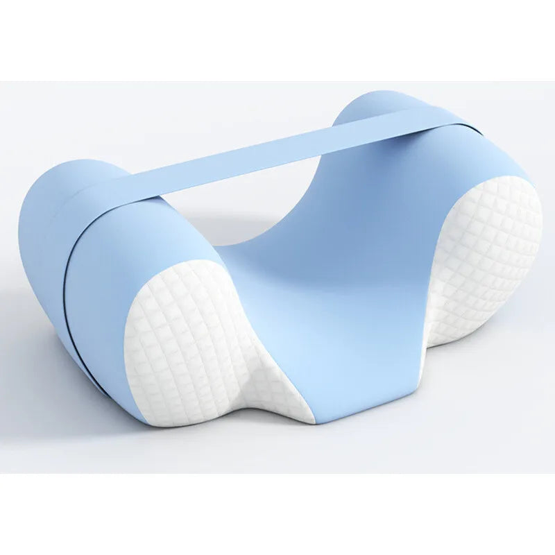 Contour Sleeping Pillow – Positioning Support Pillow for Back or Side Sleeping - Delicate Leather  