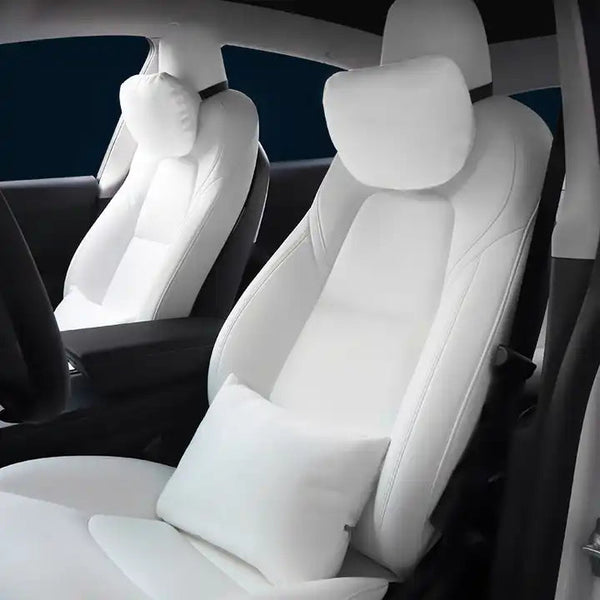 Comfy Leather Car Neck Pillow