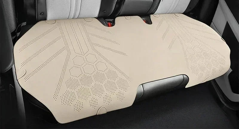 Universal All Seasons Car Seat Cover - Breathable Suede Seat Anti-slip Protective Cushions - Luxury Ultra Thin Suede Seat Cover - Delicate Leather  