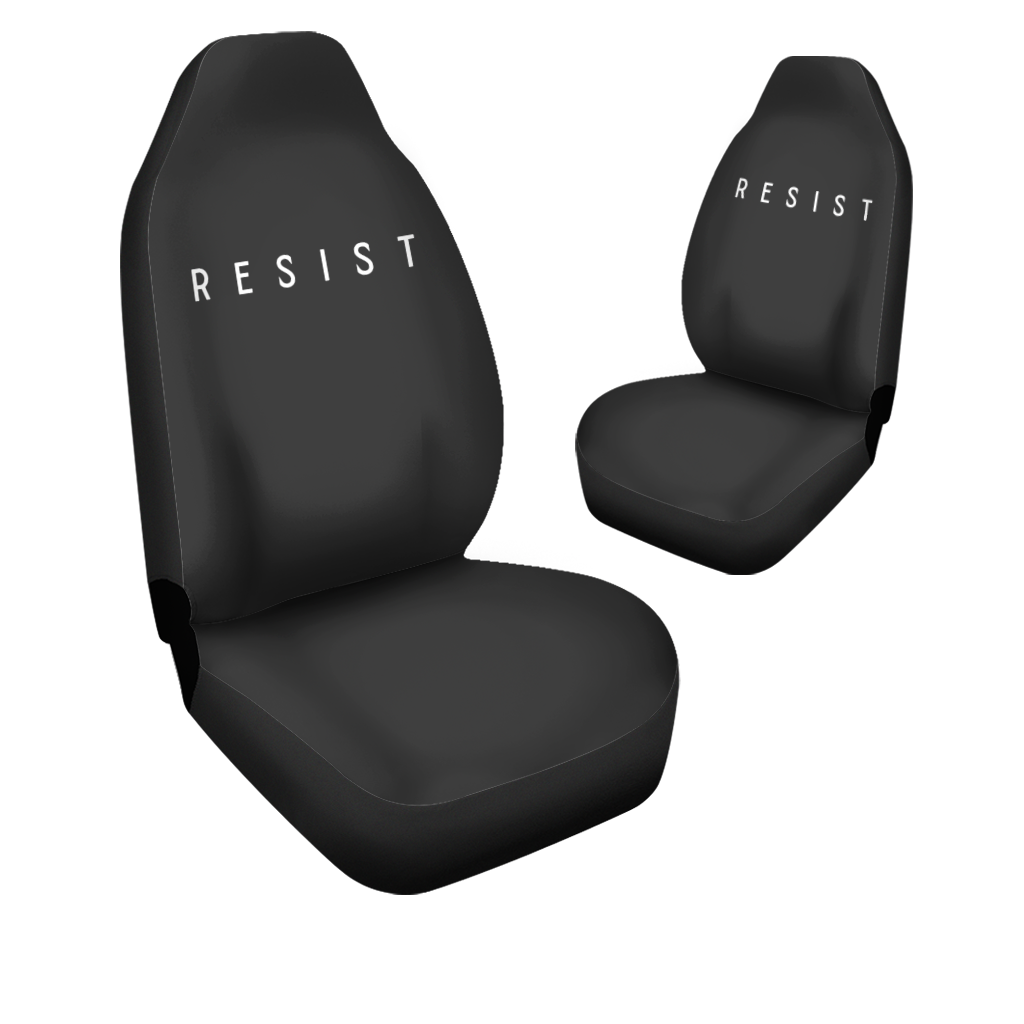 Resist Car Seat Covers, Custom For Your Cars, Car Bucket Seat Protection Airbag Compatible 2 PCS, Car Accessories
